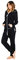 Moniz Damen Jumpsuit, Onesie, Overall (schwarz, XL)