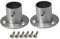 BQLZR 22mm Edelstahl Rohr Flansch Sockel Kleiderstangenhalter Befestigung Konsole Hardware 2 Stück