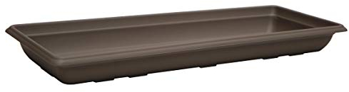 Poétic SPRI40TA Prisca 40 Soucoupe Jardinière Plastique Taupe 35 x 16 x 4,2 cm
