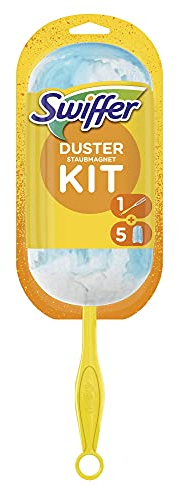 Swiffer Feather Duster Kit + 5 Replacement Duster Heads - Pack of 2
