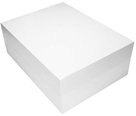 Culpitt White Cake Box Rectangle 16 x 12 - Single