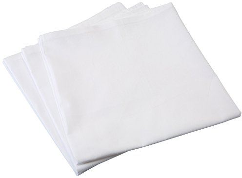 Calitex LITEAU, Coton, Blanc, 77x55 cm, Set de 3 Pièces