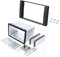 Audioproject A255 - Autoradio Einbau-Set Radioblende Doppel DIN kompatibel für Ford C-Max Focus Fiesta Fusion S-Max C-Max Kuga - Metall Einbauschacht schwarz