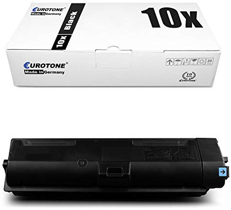 10x Müller Printware Toner für Kyocera ECOSYS M2635dn P2235dw P2235dn M2135dn M2735dw M2635dnw ersetzt TK-1150 TK1150 Schwarz