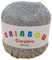 Glitzergarn Rainbow Creative in Silber auf 25 Gramm Knäuel, Strickgarn, Polyester, Polyamid, 135 Meter, 3 mm Nadelstärke, Handwäsche