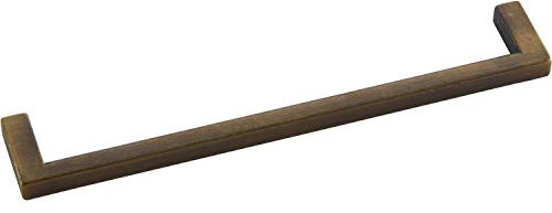 Griff Macha LA 192 mm, Breite 200 mm, ZN Messing schwarz gebürstet