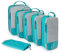BAGSMART Koffer Organizer Packing Cubes Compression 6 Stück, Rucksack Organizer Packtaschen, Wasserdicht Packwürfel Kompression, Travel Essentials Kofferorganizer Für Handgepäck, Blau