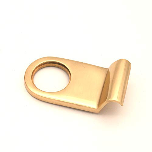 Victorian Polished Brass Door Cylinder Pull Keyhole Handle for Front Door for Easy Door Closing