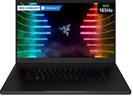Razer Blade Pro 17 Gaming Laptop 2021: Intel Core i7-11800H 8-Core, NVIDIA GeForce RTX 3070, 17.3 QHD 165Hz, 16GB RAM, 1TB SSD - Chroma RGB - Thunderbolt 3 - SD Card Reader