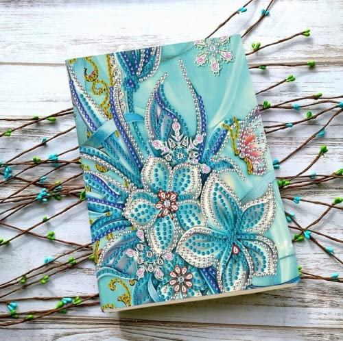 ZHONGZHI Diamond Painting Notebook Journal,Diamond Painting Notebook Bookmarks,Diamond Painting Bookmarks,Diamond Painting Leather Bookmarks,Diamond Painting Bookmark Butterfly (Bookmark)