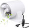 Moonjor 100mm Kanal Rohrventilator Leise, Rohreinschub Abluft Lüfter Rohr Ventilator Rohrlüfter 8W 120m³/h mit Rückendämpfer für Bad, WC, Küche, Gewächshaus, Zelt, Garage