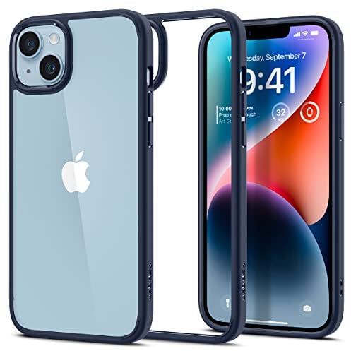 Spigen Ultra Hybrid Case Compatible with iPhone 14 Plus - Navy Blue