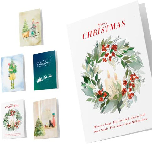 Unicef - Pack mit 10 Weihnachtskarten, December