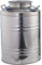 Fusto 50 Litri giara damigiana bidone in Acciaio Inox 18/10 Contenitore per Olio Vino Latte Miele Acqua