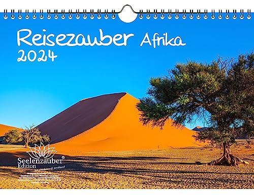 Afrikazauber DIN A4 Kalender für 2024 Afrika Landschaft und Tiere - Seelenzauber