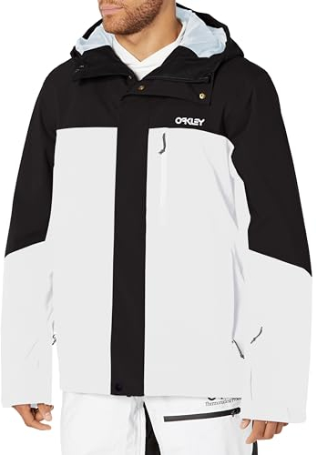 Oakley Thermonuclear Protection Throwback Thursday Shell-Jacke für Herren, Weiß/Schwarz, S
