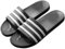 Zeeton Badelatschen Damen Hausschuhe Badeschlappen Herren Badeschuhe Kinder Rutschfeste Pantoletten Slipper Strand Sandale Schwarz 43-44