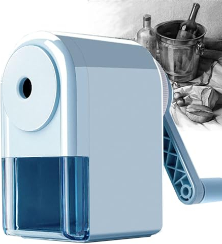 MZSX Schreibtisch-Anspitzer, Dosenspitzer Einfachspitzer, 5 gears adjustable, Geeignet für Schüler, Kinder, Erwachsene, Skizzieren, bildende Kunst, professionelle Bleistiftspitzer, Schule
