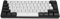 60% Mini RGB Keyboard, 61 Keys LED Backlight Ergonomic Mechanical Feeling Wired Gaming Keyboard for Office Business Gaming (White)