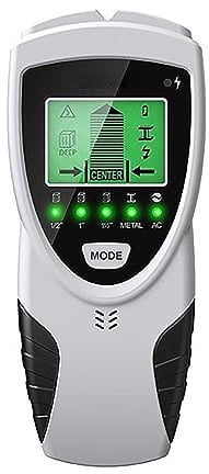 Leitungssucher Ortungsgerät 6-in-1 Wandscanner mit LCD-Display | Stromleitungsfinder für Holzstuden Metallrohr AC-Kabel bis 50mm Tiefe Stud Finder für Heimwerker Elektriker Renovierung