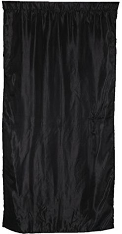 rockible 100x200cm à Rideaux Occultants - Traitement de Fenêtre à isolations Thermiques Solide Rideaux Occultants/Tentures pour, Noir, 100x200cm