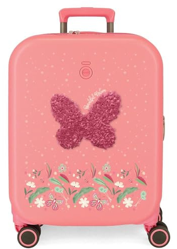 Enso Belle Nature valises de Cabine, Set valises, fabriquée en ABS, Un matériau résistant et léger, Fermeture TSA intégrée dans la Valise pour Voyager en Toute sécurité, Quatre Roues Doubles de