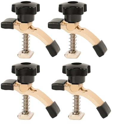 LUNYEE 4 Stück T-Track Mini-Halteklammer, CNC-Fräsklemme für Holz- und Metallbearbeitung, kompatibel mit 3018-PRO MAX/3018 PRO ULTRA, 6,3 cm L x 2,3 cm B x 6,1 cm H
