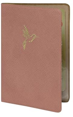 Exacompta - 5105308E - Porte-carte Elise - 7 x 10 cm - Coloris rose