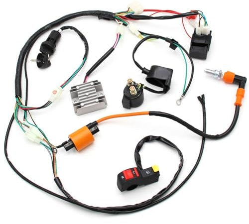 Faisceau de câbles électriques for Moto, for ATV Quad 150 200 250 300cc, Stator CDI Bobine, Assemblage Complet, pièces de Rechange, métier à Tisser