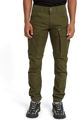 G-STAR Hombres Rovic Zip 3D Regular Tapered Pants, Verde (Shadow Olive D02190-d909-b230), 38W / 34L