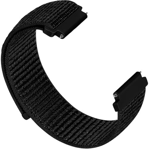 OUTPUTBT Nylon Uhrenarmbänder 19mm Kompatibel mit GRV FC1 Ersatzarmband für HAMA 4900/5910 Armband Veryfitpro ID205L Kompatibel mit Fitpolo H205L LETSACTIV ID205S Vowtop ID205U Damen Herren
