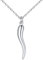 U7 Silber Kette für Damen Cornicello Anhänger Halskette für Herren Halskette mit Kornetto Anhänger 3D Italienisches Horn Halskette Edelstahl Hornkette Cornicello Kette Modeschmuck für Freundin