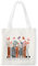 MonaEsquille Stoffbeutel, Stofftasche, Baumwolltasche Bedruckt, Inspirierte Tragetasche Damen, Baumwolltasche, Einkaufstasche Geschenke Wiederverwendbar (weiß)