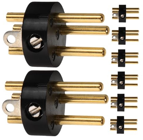 DRESSOOS 8stücke Polige Mikrofonstecker Xlr Stecker Für Audiokabel Langlebig Kompatibel Mit Mischpult Verstärker Ktv Equipment Für Diy Mikrofonkabel Und Audiogeräte