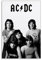juaseehke AC DC Poster, Raumdekoration, Leinwandposter, ästhetischer Poster, Druck, Wandkunst, Dekorposter, 40 x 60 cm, ungerahmter Stil