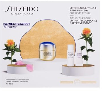 Shiseido - Vital Perfection Supreme Set - Concentrated Supreme Cream 30ml + LiftDefine Radiance Serum 7m + Uplifting and Firming Eye Cream 3ml