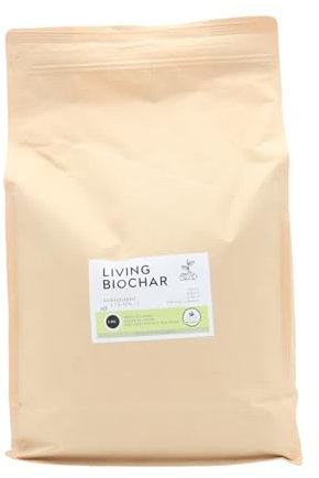 ALMICANNA: Living Biochar 10L - Aktivierte Pflanzenkohle für den Cannabis Anbau - Amendment im Living Soil und für Terra Preta - Bodenaktivator