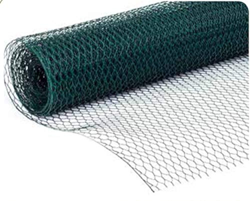 Apollo Gardening Ltd 10m 500 x 13mm Wire Netting PVC Coated Galvanised, 57310