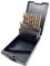 PTI 19pc HSS Cobalt Drill Bit Set 1mm to 10mm Ideal for Stainless Steel