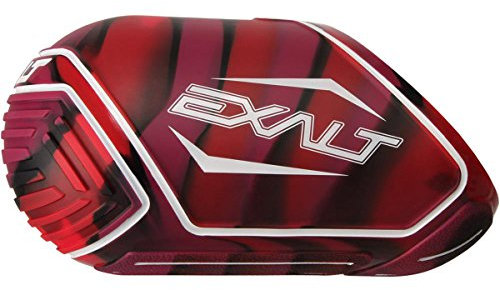 Exalt Paintball Tank (Klicken Sie eine Farbe/Größe), Red Swirl