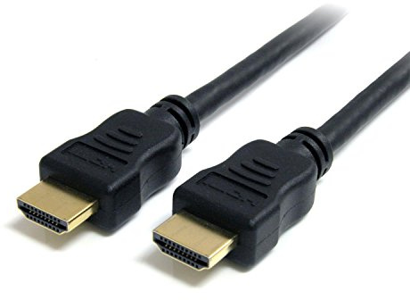 StarTech.com 15ft HDMI Cable - 4K High Speed HDMI Cable with Ethernet - 4K 30Hz UHD HDMI Cord - 10.2 Gbps Bandwidth - HDMI 1.4 Video / Display Cable M/M 28AWG - HDCP 1.4 - Black (HDMIMM15HS)