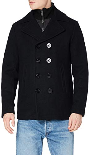 Schott NYC Herren CYCLONE2 Jacke, Blau (Dark Navy 46), XX-Large