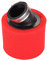 GOOFIT Filtro Aria Spugna Moto 38mm Inclinato Universale Sostituzione Per 47cc 49cc 50cc Motocross Ciclomotore Pocket Bike Scooter Quad Pit Bike Rosso