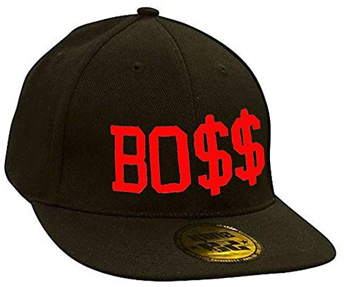 Baseball Mütze Cap Caps schwarz Snapback with Adjustable Strap BOSS LA Boy YOLO