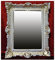 Lnxp WANDSPIEGEL BAROCKSPIEGEL Spiegel in 56X46 cm Gold Weiß DUALCOLOR Renaissance Opulenter PRACHTVOLLER Nostalgie Antik Barock REPRO BAROCKSTIL 50SP