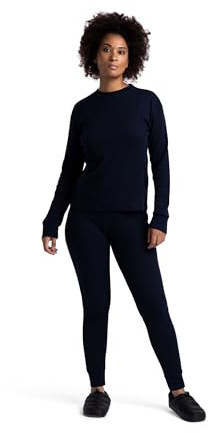 Mystery Adults Super Soft Thermal Base Layer Set - Navy XL
