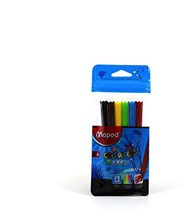 Maped Ocean Pulse Colour Peps Filzstifte, 6 Stück