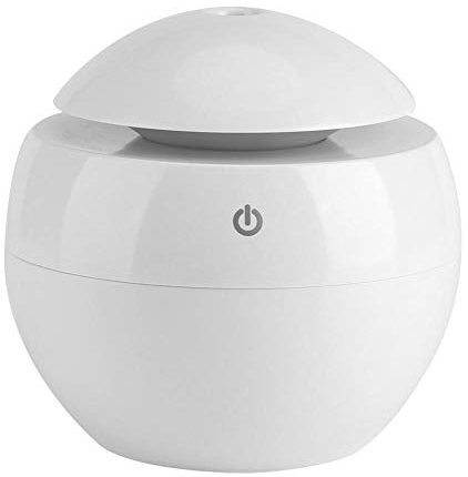 Zerodis Diffuser 130ml, Ultraschall LED Nachtlicht | 2-in-1 & Luftbefeuchtung, USB-Betrieb, Rutschfester Silikonboden, 130ml Mini, Für Büro Schlafzimmer Yoga