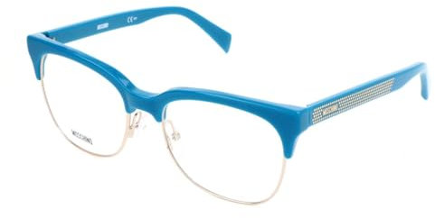 Moschino MOS519 ZI9 TRANSPARENT TEAL TEAL 51/17/140 Damen Brillen