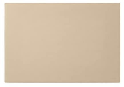 Eglooh - Mercurio - Sous main Bureau en Cuir Beige cm 80x50 - Coutures Artisanales et Fond Antidérapant - Made in Italy